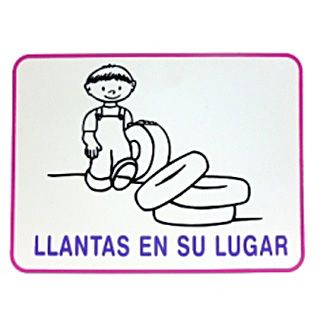 Llantas En Su Lugar Sealamiento